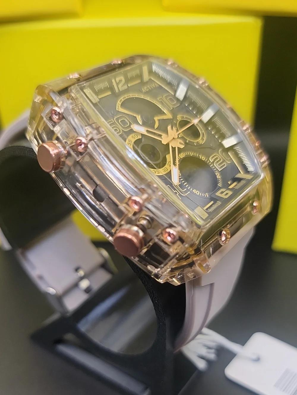 Activa Vion X Invicta Digital Essentials Men's Watch - 45mm. Apricot ACW8109-00